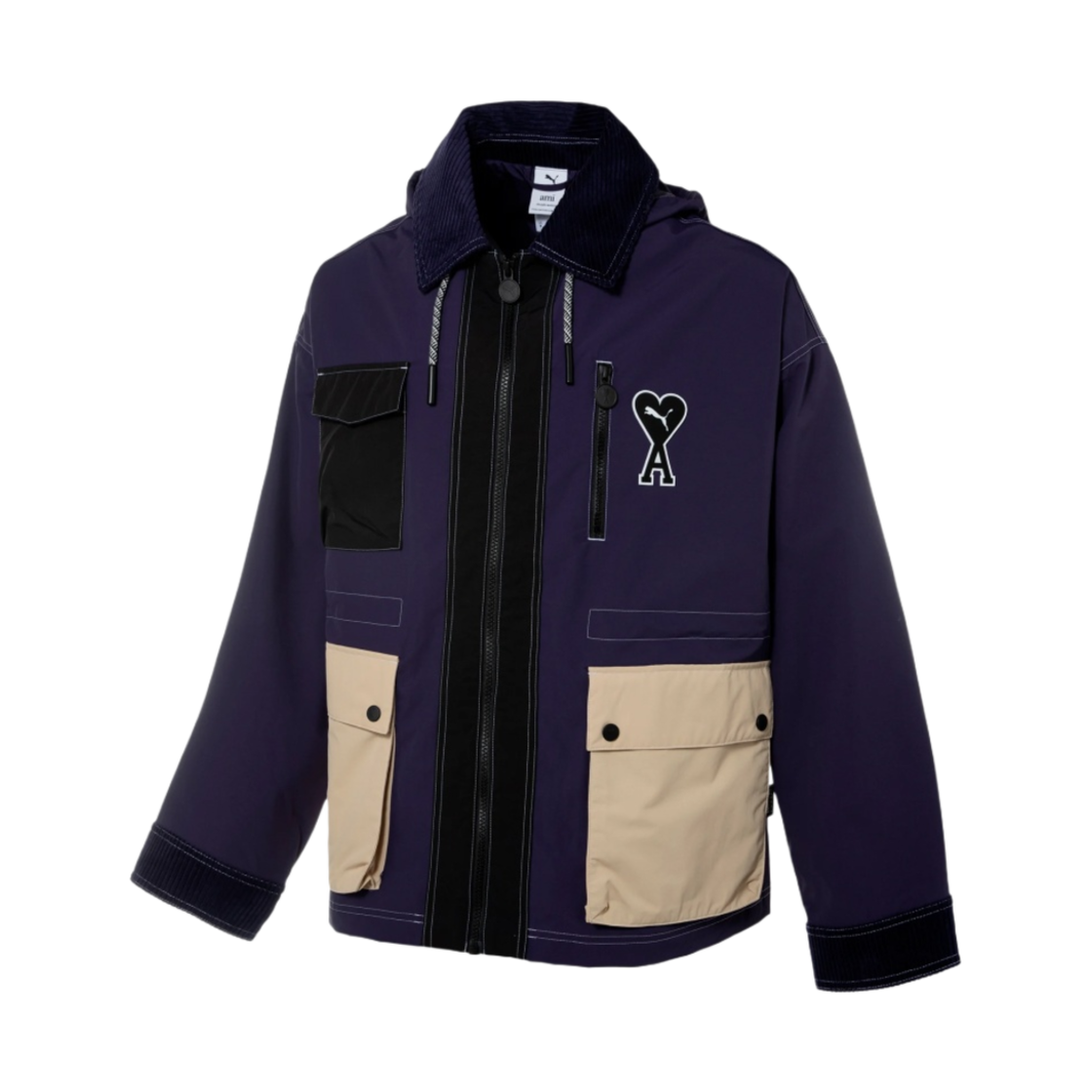 535990-89 Puma x AMI Jacket Deep Plum