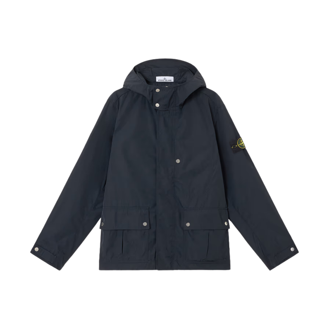 K1S1541000-06S0026-V0020 Stone Island 4100006 Micro Twill Soft Hooded Jacket Navy Blue - 25SS