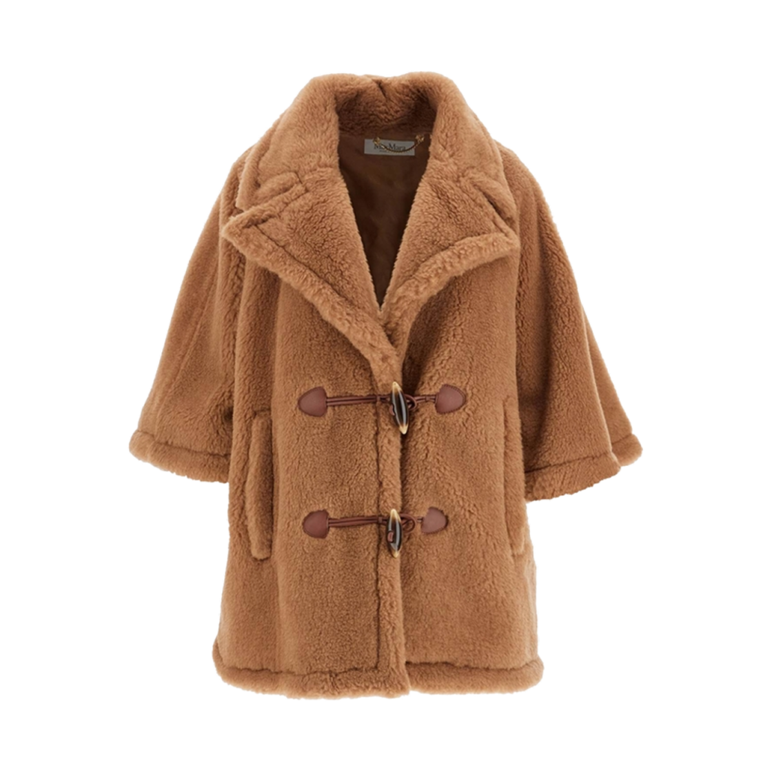 GEORGE-001 (W) Max Mara George Teddy Cape White