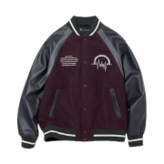 GU x Undercover Stadium Jumper Wine