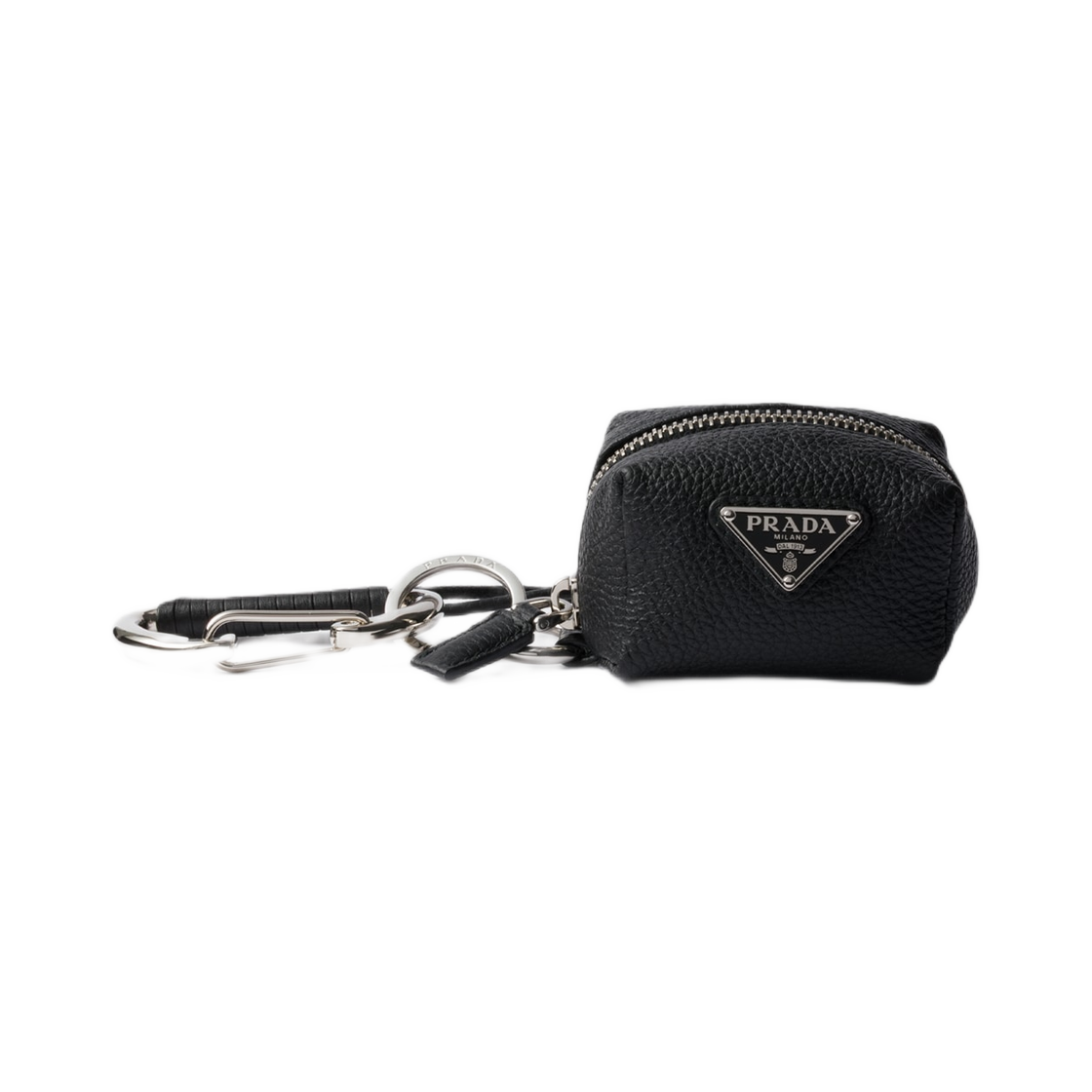 2TL547-2BBE-F0002 Prada Leather Bag Charm Black