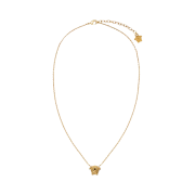 (W) Versace La Medusa Necklace Light Gold