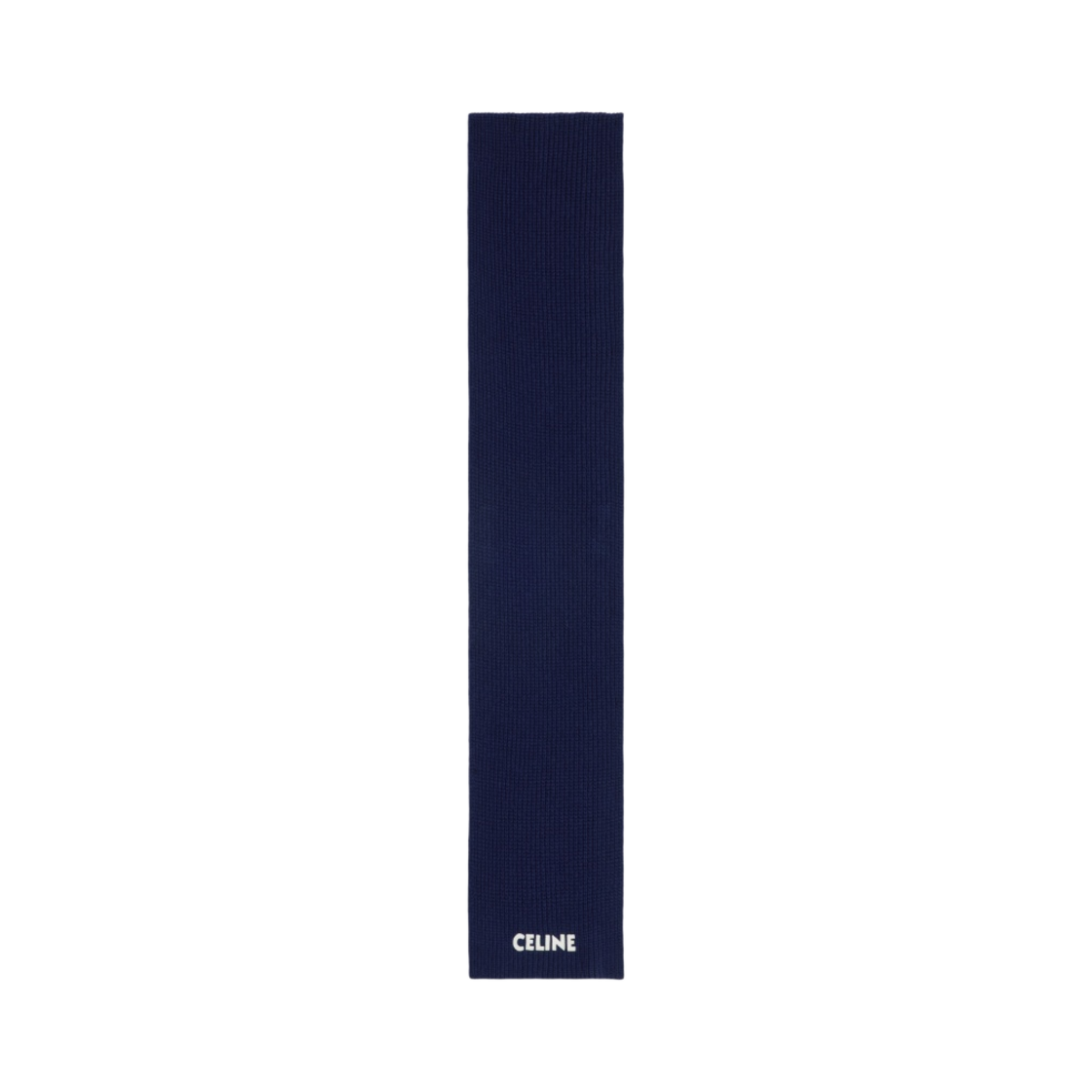 셀린느 머플러 립드 펠트 울 네이비(Celine Muffler in Ribbed Felted Wool Navy) - 1