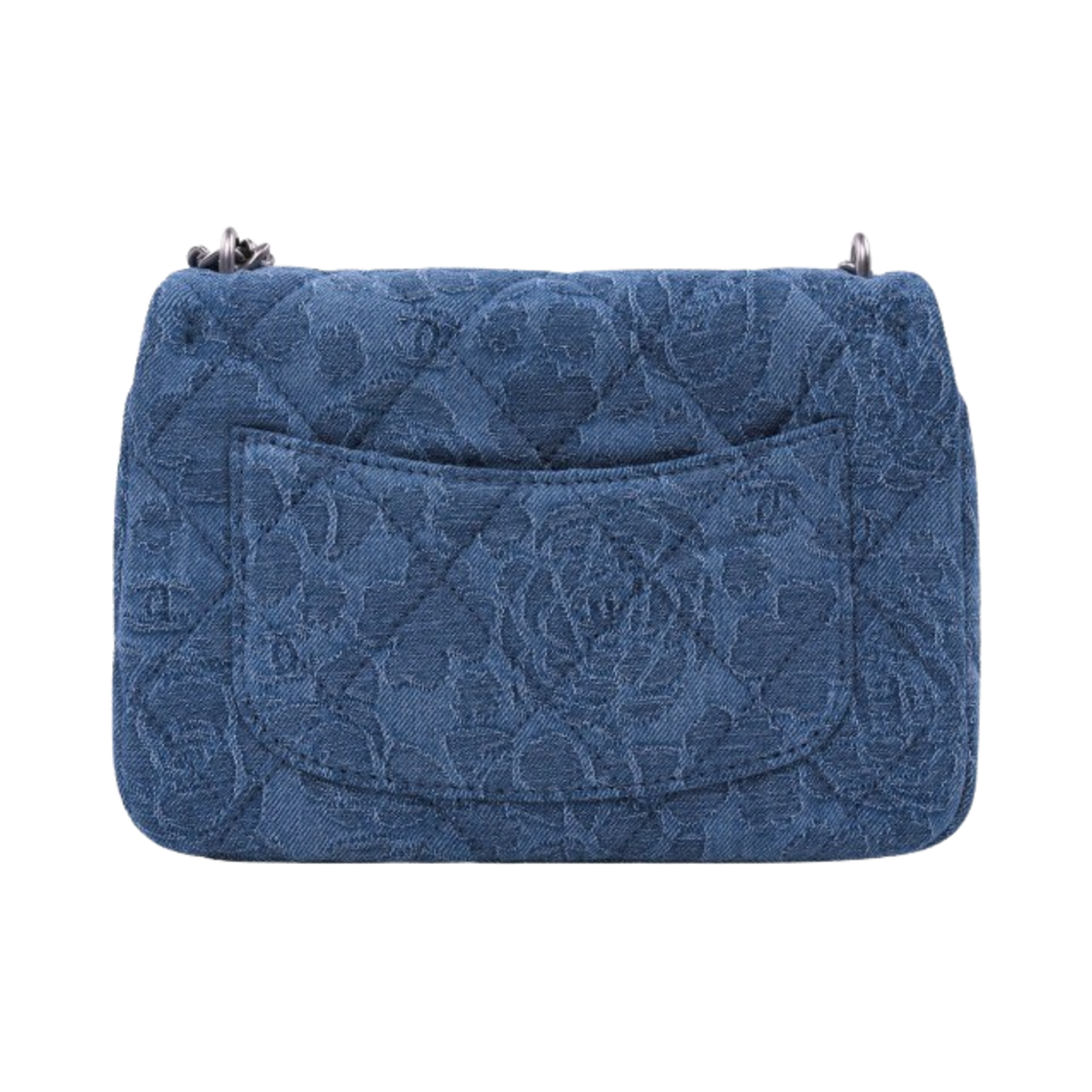 샤넬 미니 플랩백 데님 & 실버 메탈 블루(Chanel Mini Flap Bag Denim & Silver Blue) - 2