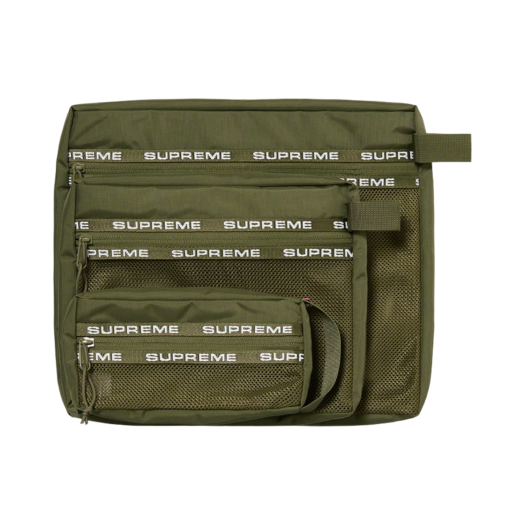 슈프림 오거나이저 파우치 세트 블랙 - 22FW | Supreme | KREAM