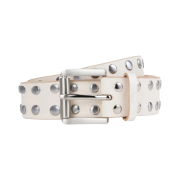 Stussy 8 Ball Studded Belt Bone