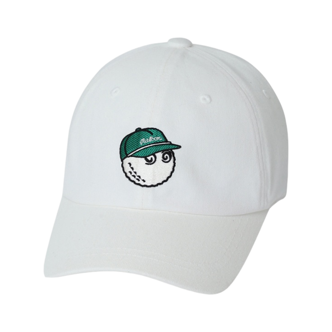- Malbon Golf Buckets Ball Cap White Green