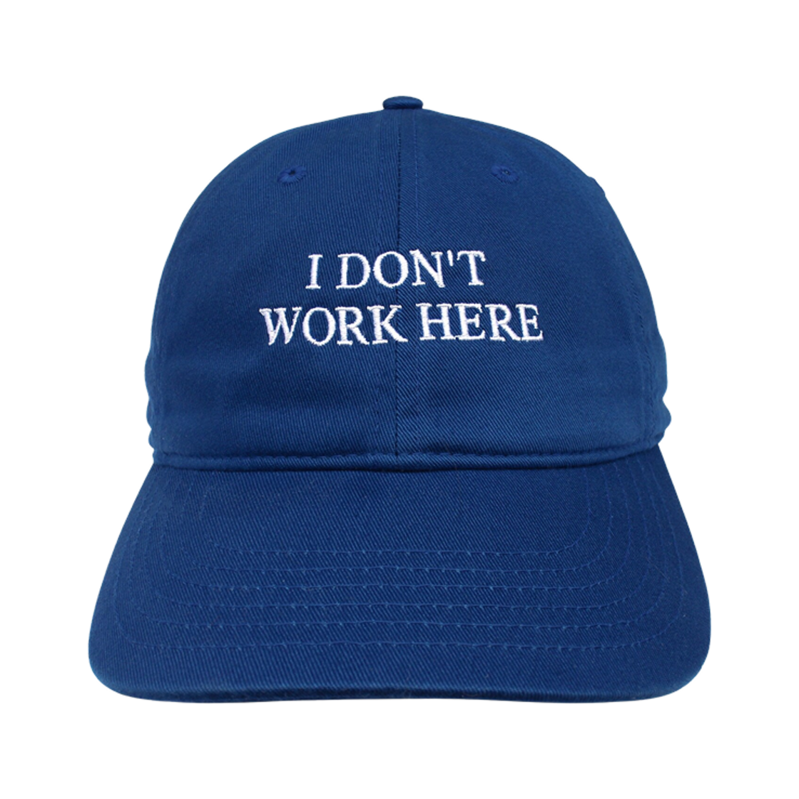 아이디어 쏘리 아이 돈 워크 히어 햇 블루(IDEA Sorry I Don't Work Here Hat Blue)