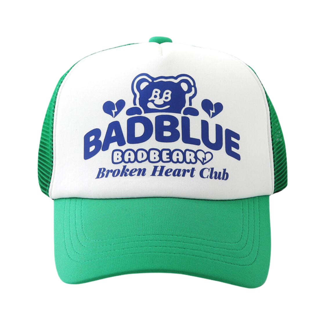 배드블루 베드베어 하트 캡 그린(BadBlue Badbear Heart Cap Green)
