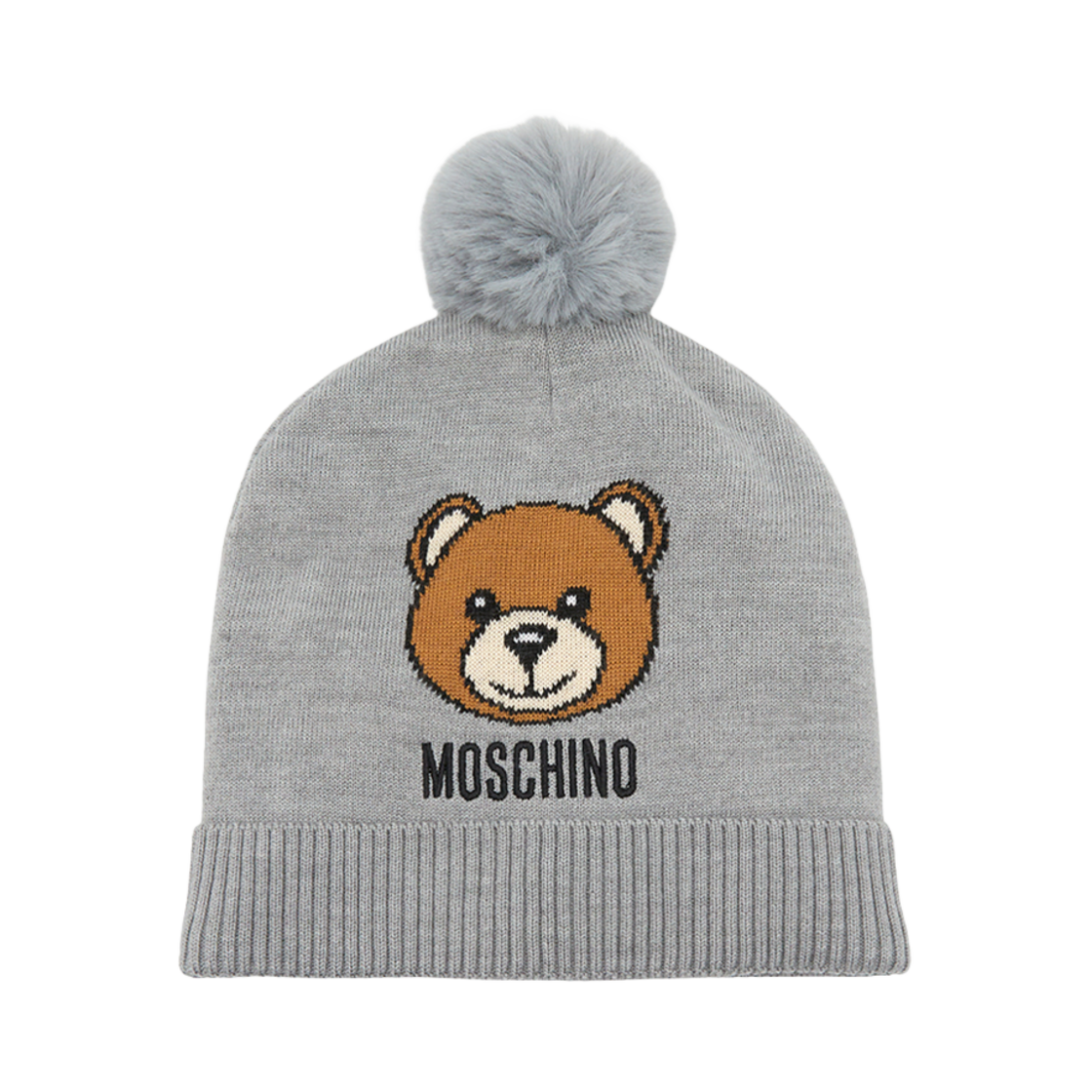 (키즈) 모스키노 비니 그레이((Kids) Moschino Beanie Gray) - 1