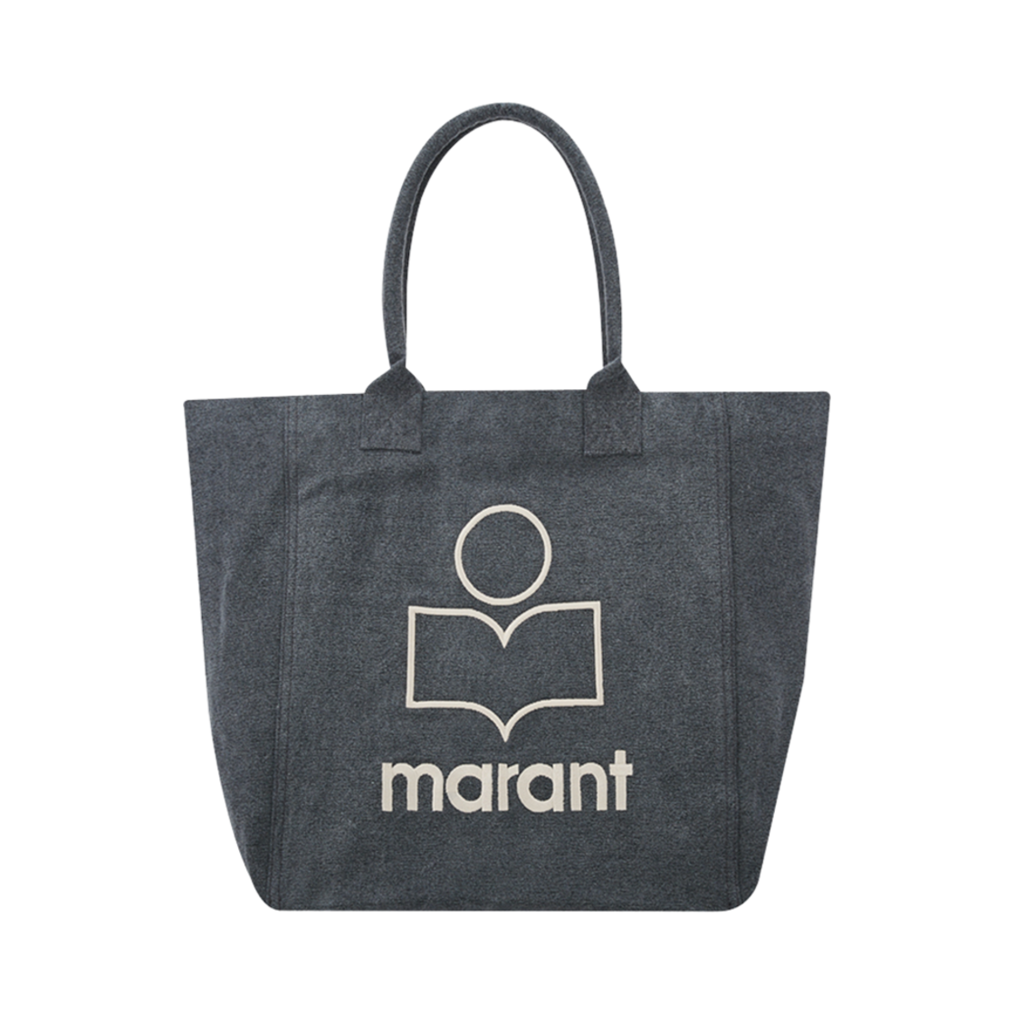 PM0001FA-A1X19M-02FK Isabel Marant Yenky Logo Tote Bag Faded Black - 25SS