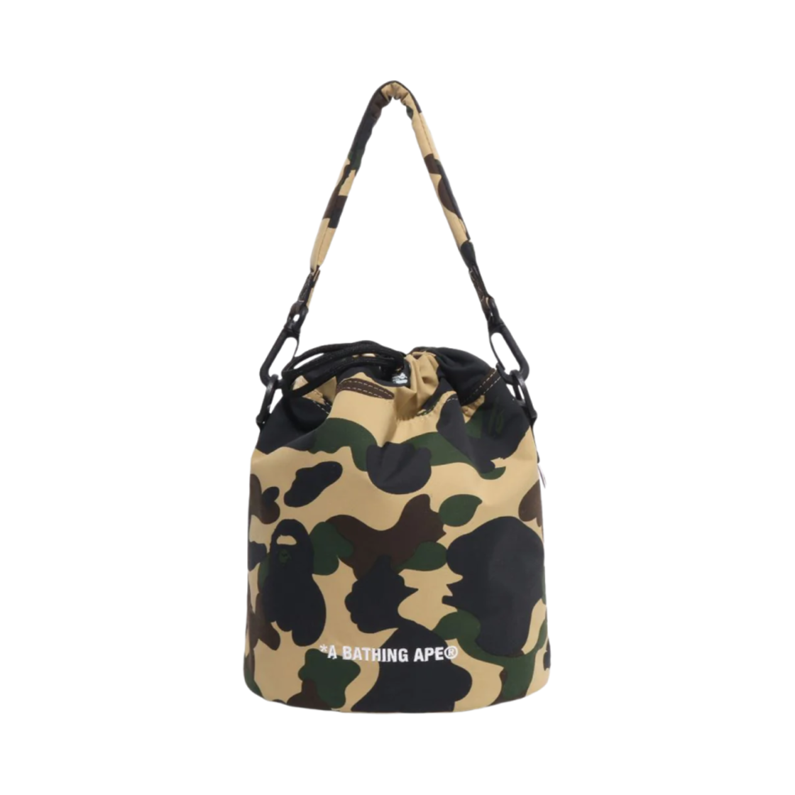 베이프 퍼스트 카모 드로우스트링 백 옐로우(BAPE 1st Camo Drawstring Bag Yellow) - 2