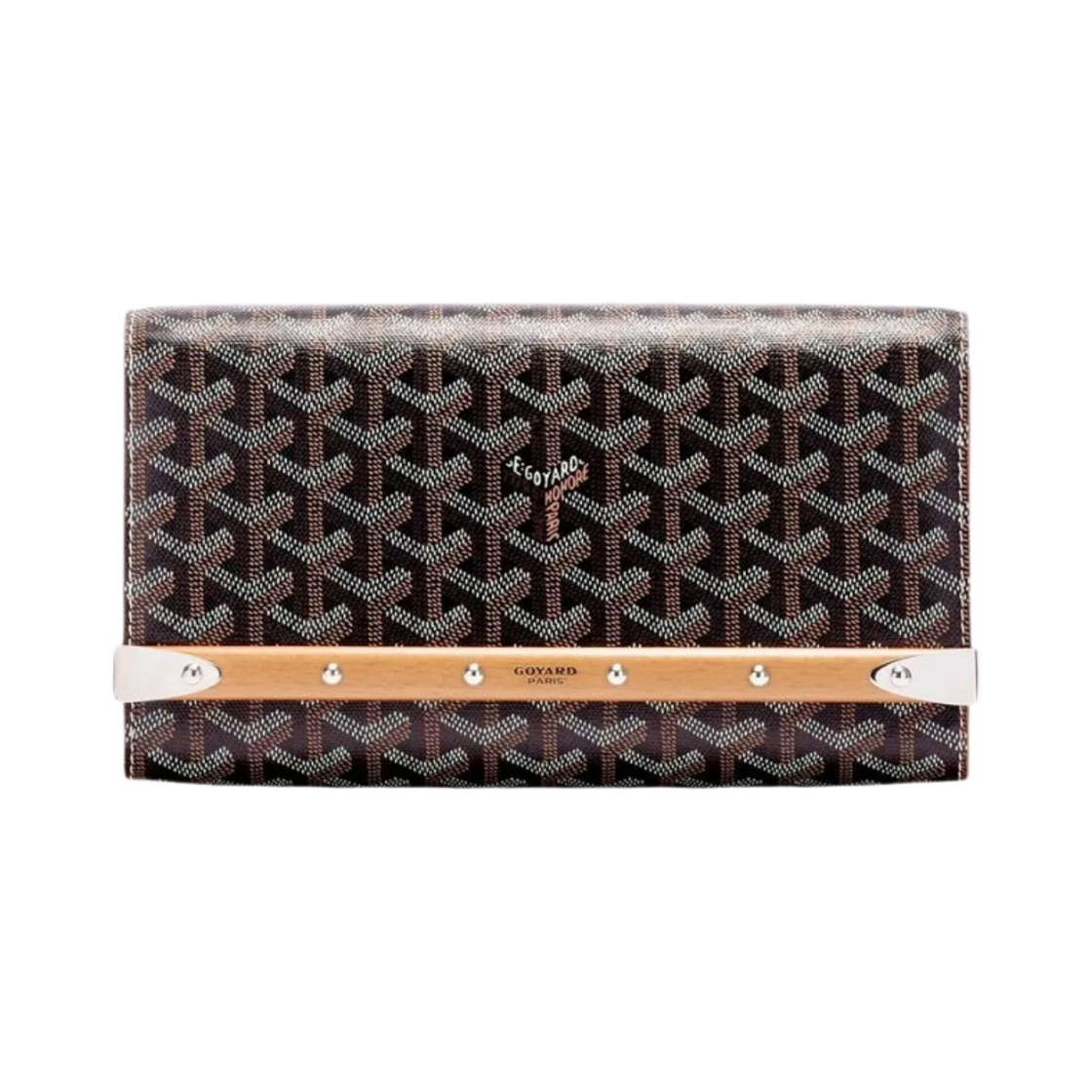 고야드 몬테 카를로 PM 클러치 블랙 탄(Goyard Monte Carlo PM Clutch Black Tan) - 2