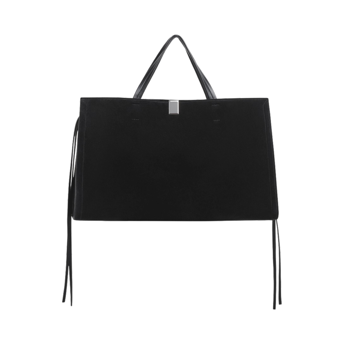피비 파일로 미디움 키트 카바스 블랙 스웨이드(Phoebe Philo Medium Kit Cabas Black Suede)