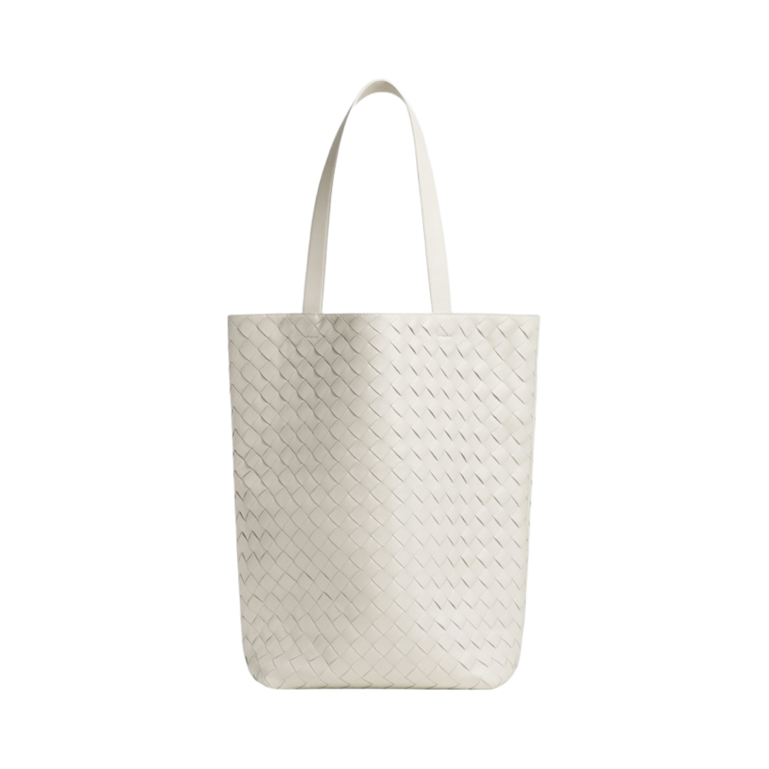 729227V2HL19007 Bottega Veneta Small Intrecciato Tote Bag White