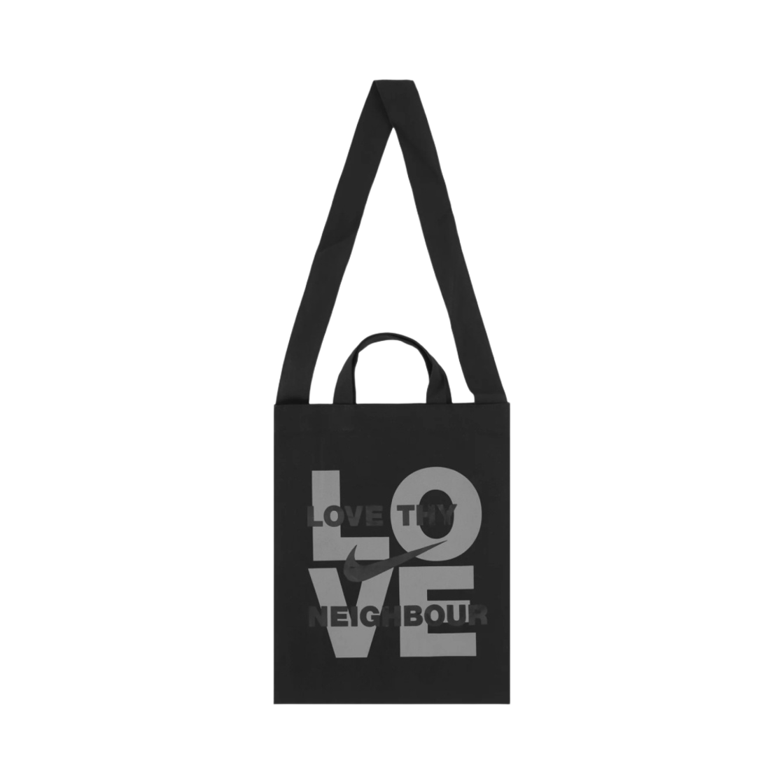 나이키 x 꼼데가르송 러브 토트백 블랙(Nike x Comme des Garcons Love Tote Bag Black) - 1