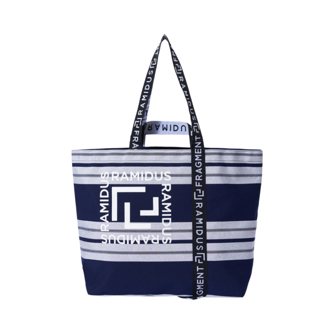 라미더스 x 프라그먼트 디자인 토트백 L 네이비 그레이(Ramidus x Fragment Design Tote Bag L Navy Grey) - 2