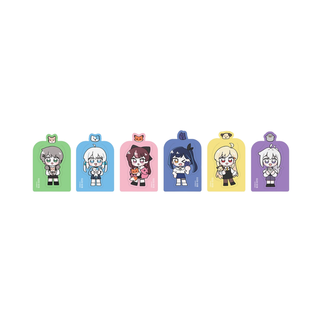 - Woowakgood Isegye Idol Bookmark Set