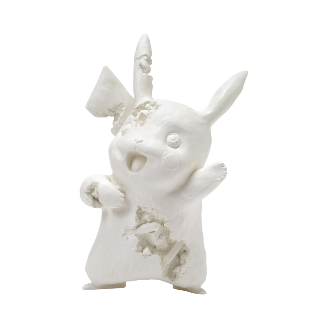 다니엘 아샴 x 포켓몬 크리스탈라이즈 피카츄 퓨처 렐릭 화이트 500개 한정(Daniel Arsham x Pokemon Crystalized Pikachu Future Relic White Edition of 500)