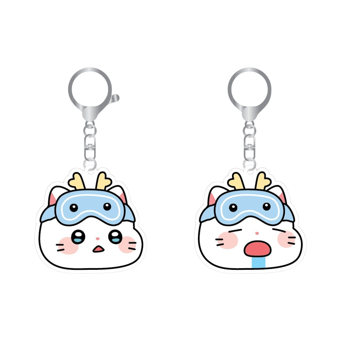 냐한남자 렌티큘러 키링 용용 춘배(Meow Man Lenticular Keyring YongyongChunbae)