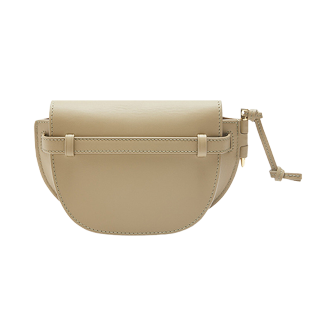 로에베 미니 게이트 듀얼 백 인 소프트 카프스킨 앤 자카드 클레이 그린(Loewe Mini Gate Dual Bag In Soft Calfskin and Jacquard Clay Green) - 3