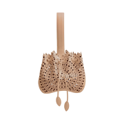 Alaia Rose Marie Bag in New Vienne Lux Calfskin Beige
