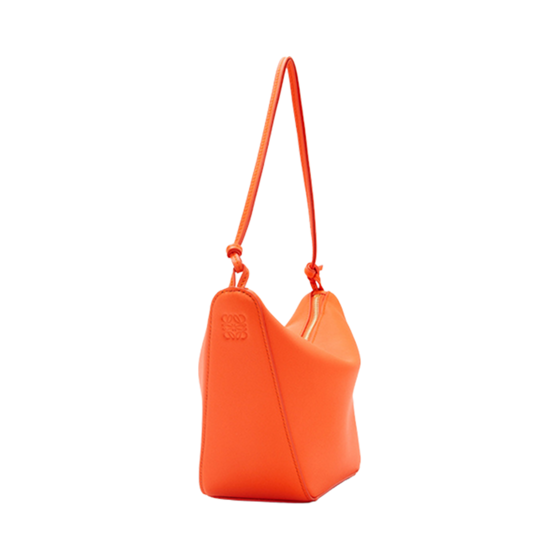 로에베 미니 해먹 호보 백 인 클래식 카프스킨 비비드 오렌지(Loewe Mini Hammock Hobo Bag In Classic Calfskin Vivid Orange) - 2