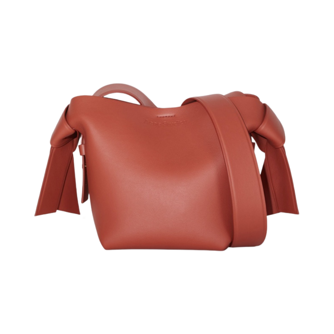 아크네 스튜디오 무스비 미니 숄더백 코랄 레드