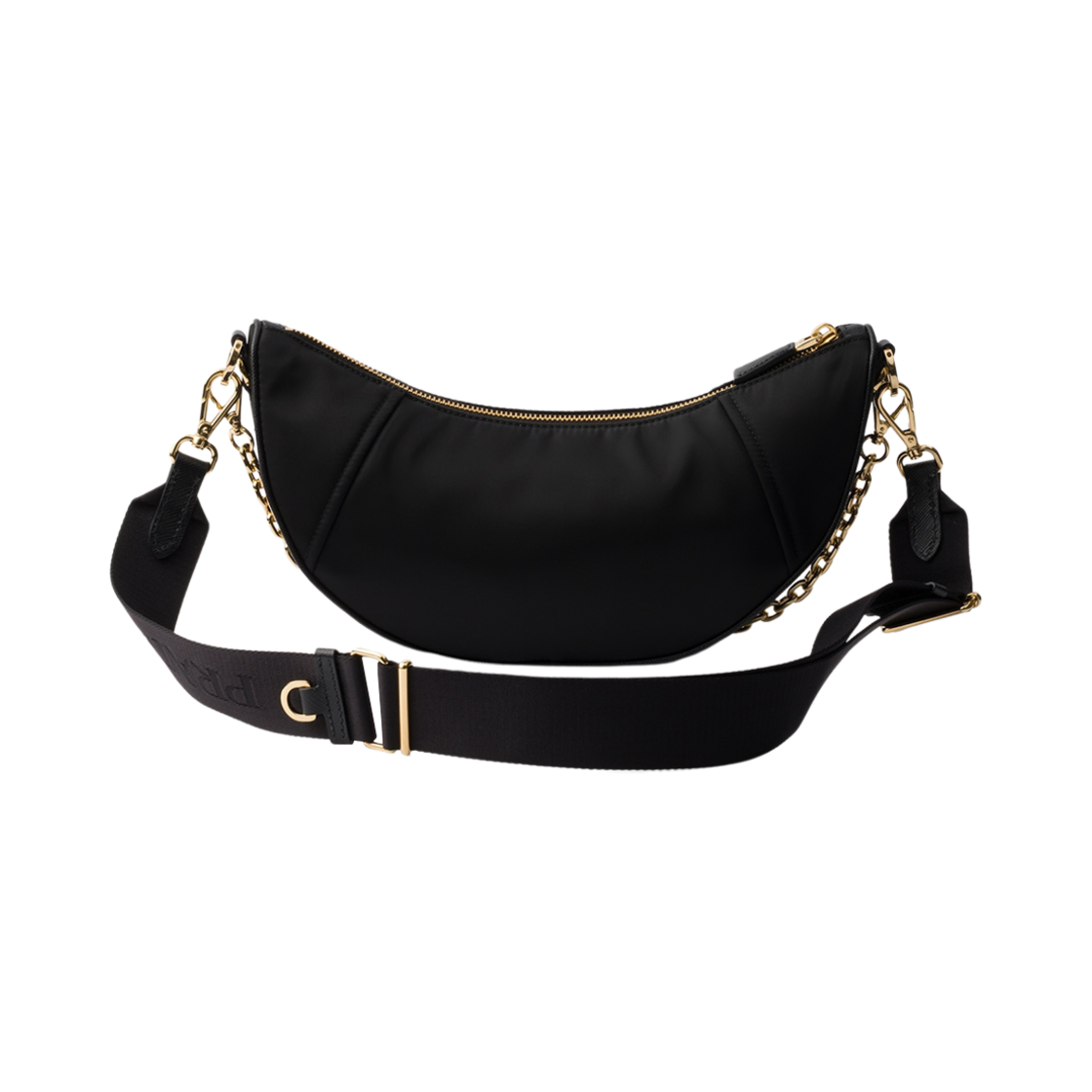 프라다 리나일론 숄더백 블랙(Prada Re-Nylon Shoulder Bag Black) - 2