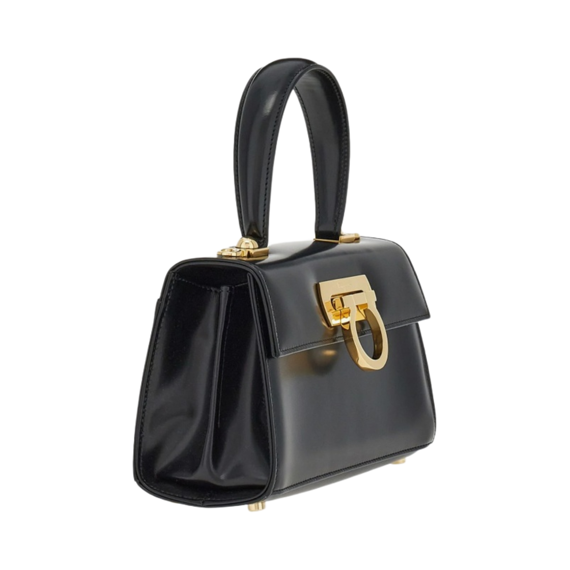 페라가모 아이코닉 탑 핸들 블랙(Ferragamo Iconic Top Handle Black) - 2