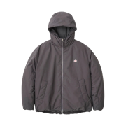 Danton High Loft Down Hooded Blouson Jacket Grey