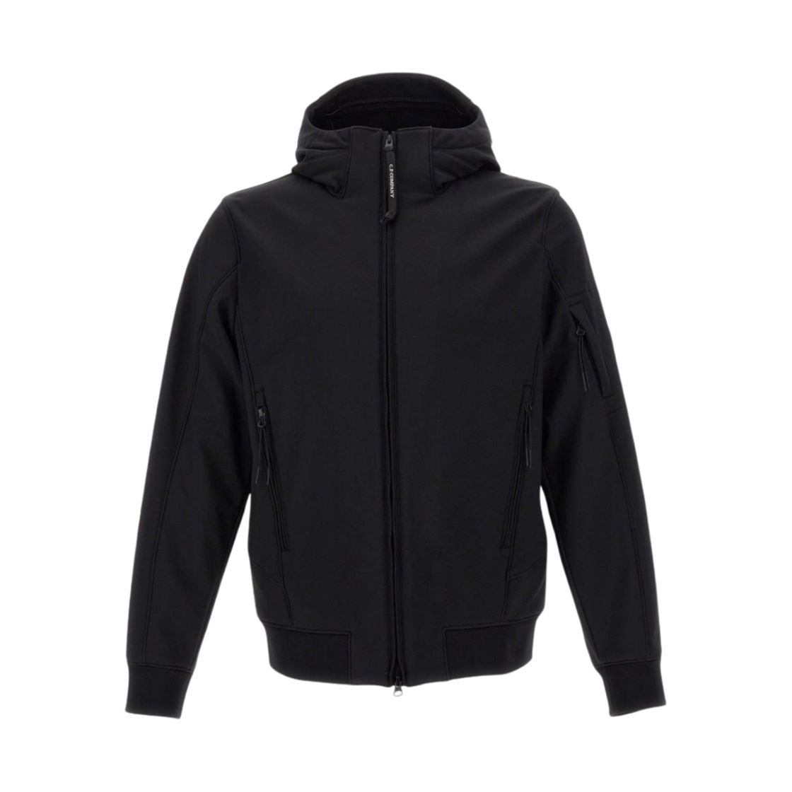 C.P. 컴퍼니 쉘-R 듀얼 지퍼 후드 자켓 블랙 - 22FW(C.P. Company Shell-R Dual Zip Hooded Jacket Black - 22FW)