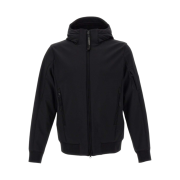 C.P. Company Shell-R Dual Zip Hooded Jacket Black - 22FW