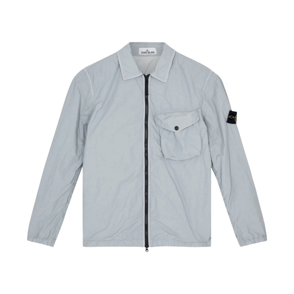 스톤 아일랜드 11803 나슬란 라이트 폴라텍 오버셔츠 라이트 그레이 - 21FW
