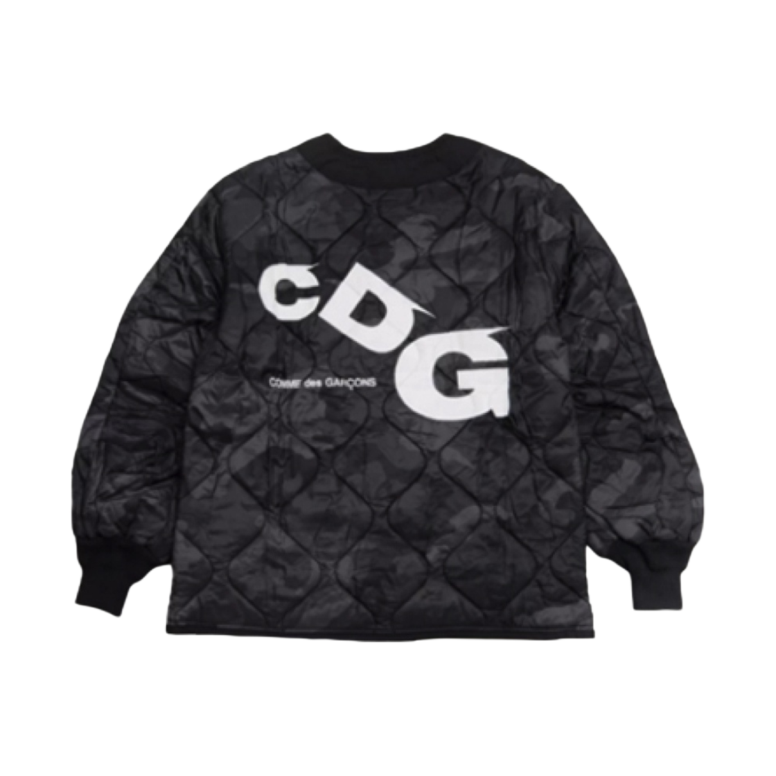 CDG x 알파 인더스트리 라이너 자켓 블랙 카모(CDG x Alpha Industries Liner Jacket Black Camo)