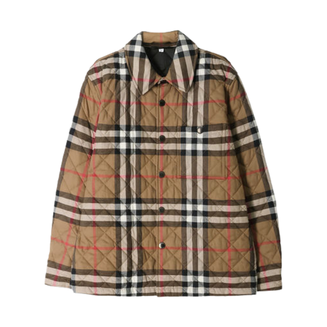 8084187 Burberry Forres Quilted Jacket Taupe Brown