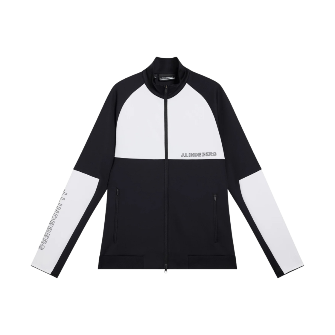 AMJS08040-9999 J.Lindeberg Lazarus Mid Layer Jacket Black