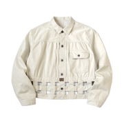 Kapital Vintage Satin Windowpane 1st Jacket Kinari