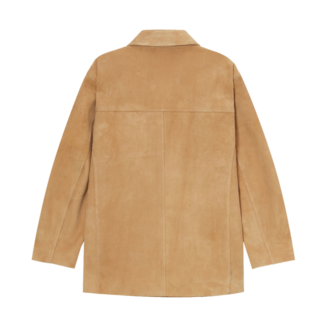 던스트 스웨이드 레더 하프 자켓 카멜 스웨이드(Dunst Suede Leather Half Jacket Camel Suede) - 2