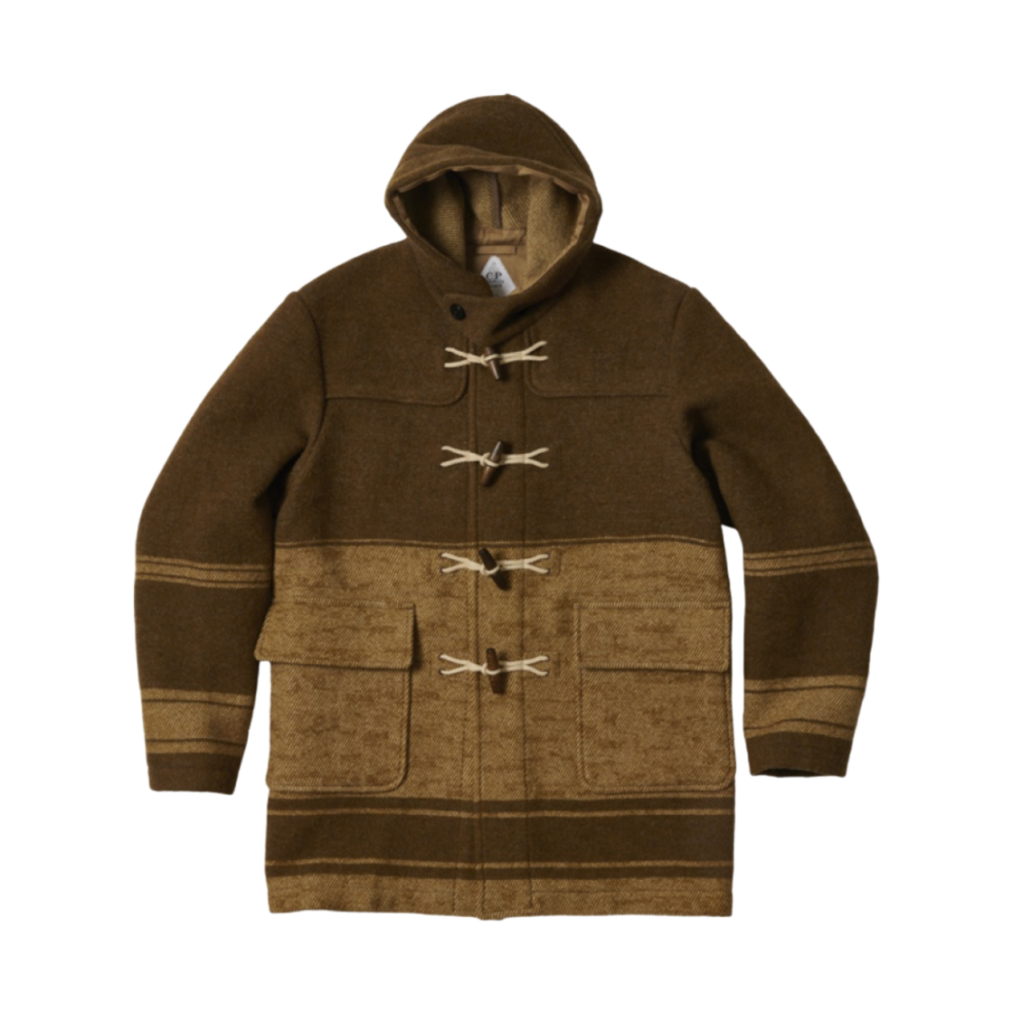 팔라스 x C.P. 컴퍼니 더플 자켓 러버 울 브라운 - 22FW