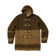 Palace x C.P. Company Duffel Jacket Rubber Wool Brown - 22FW