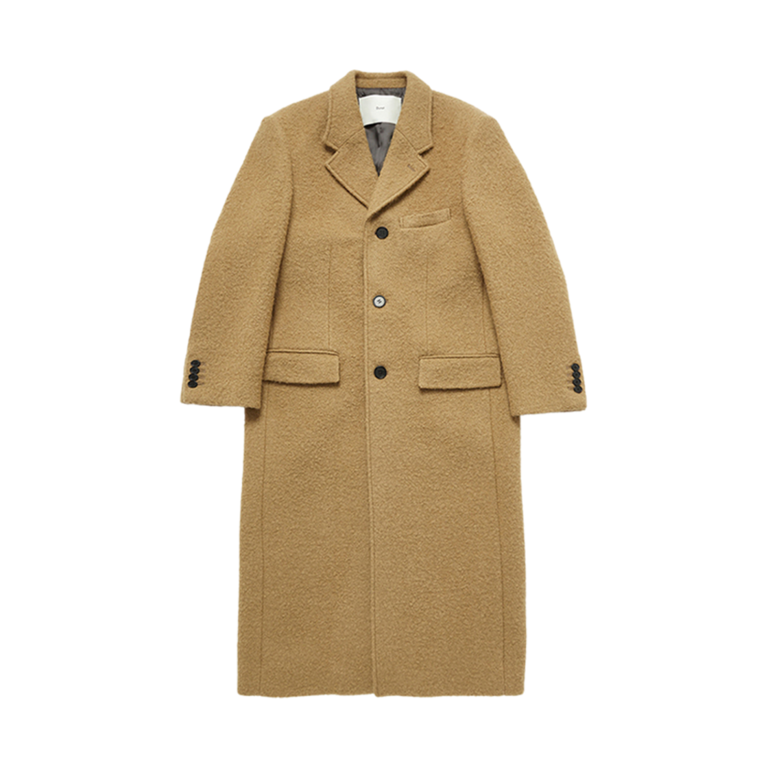 던스트 투웨이 3 버튼 부클 울 코트 카멜(Dunst 2-Way 3 Button Boucle Wool Coat Camel) - 1