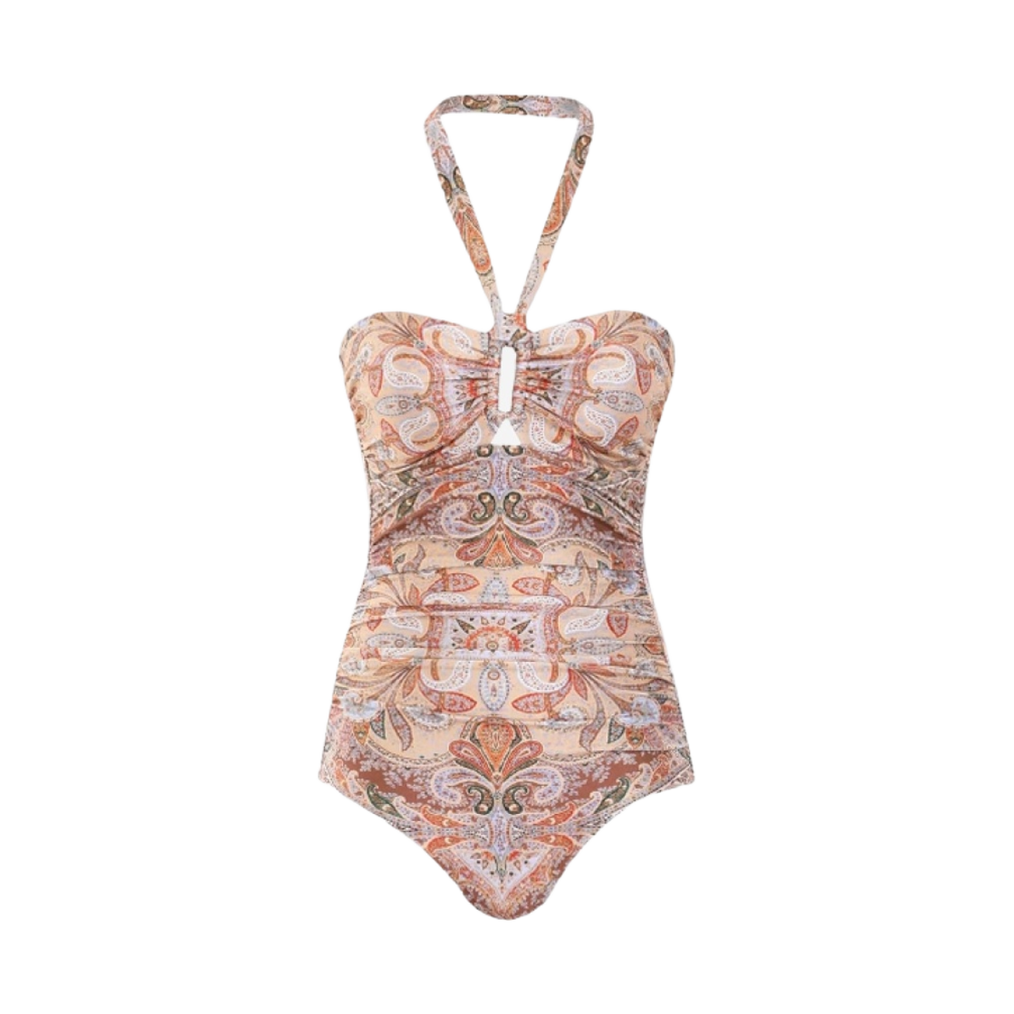 (W) 짐머만 데비 와이드 링크 원피스 스윔수트 멀티 페이즐리((W) Zimmermann Devi Wide Link One-Piece Swimsuit Multi Paisley) - 1