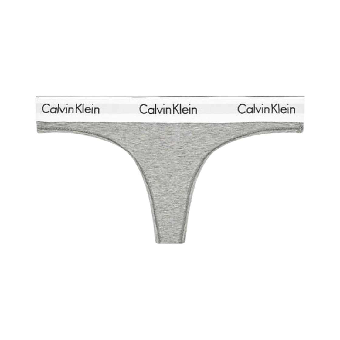 (W) 캘빈 클라인 모던 코튼 통 그레이((W) Calvin Klein Modern Cotton Thong Grey)