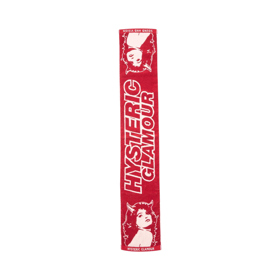 히스테릭 글래머 투톤 데빌 스포츠 타월 레드(Hysteric Glamour 2Tone Devil Sports Towel Red) - 1