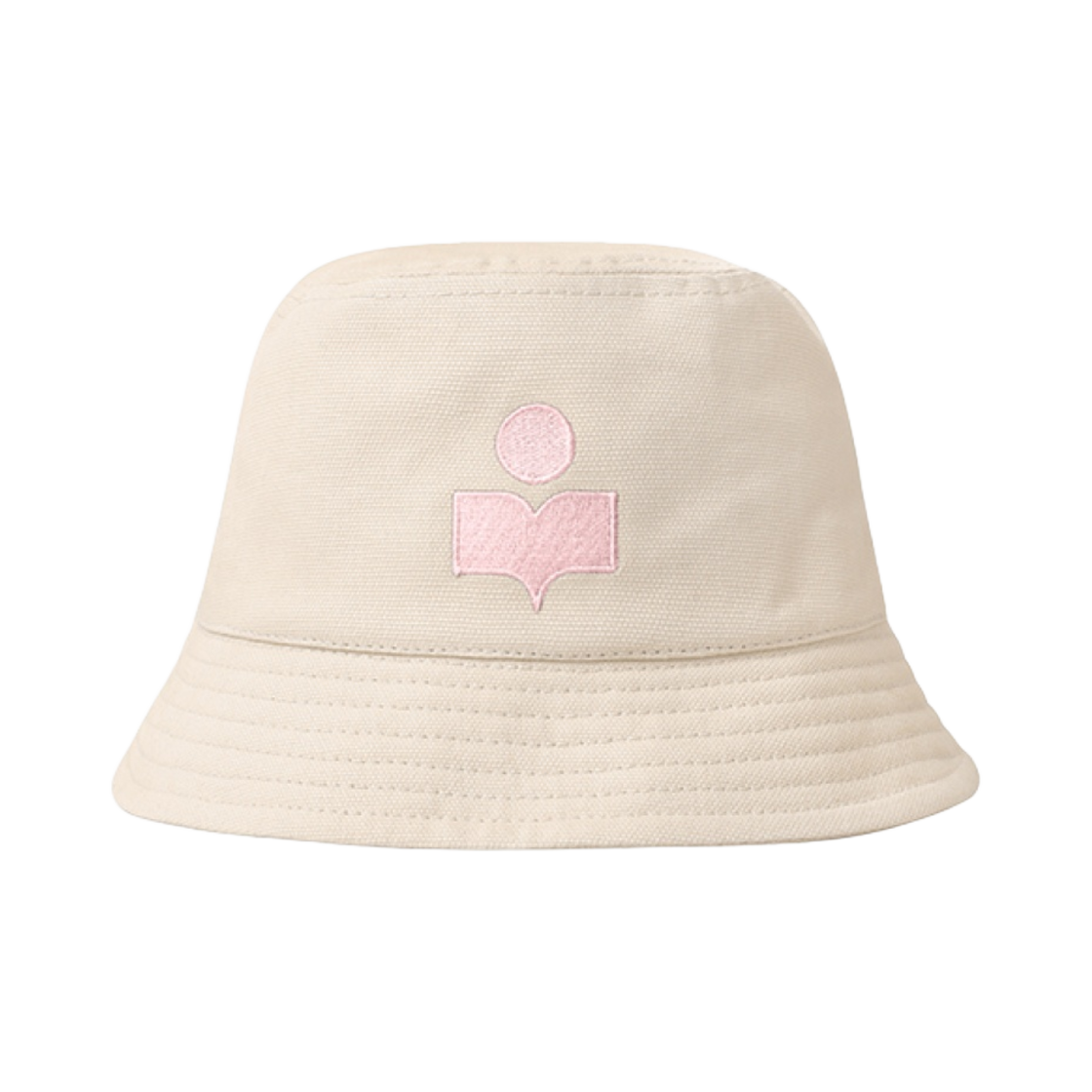 CU001XFA-A3C05A-ECLP (W) Isabel Marant Haley Logo Hat Ecru Pink - 23FW