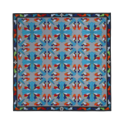 Chrome Hearts Ceiling Scarf Gray Twill Multicolor