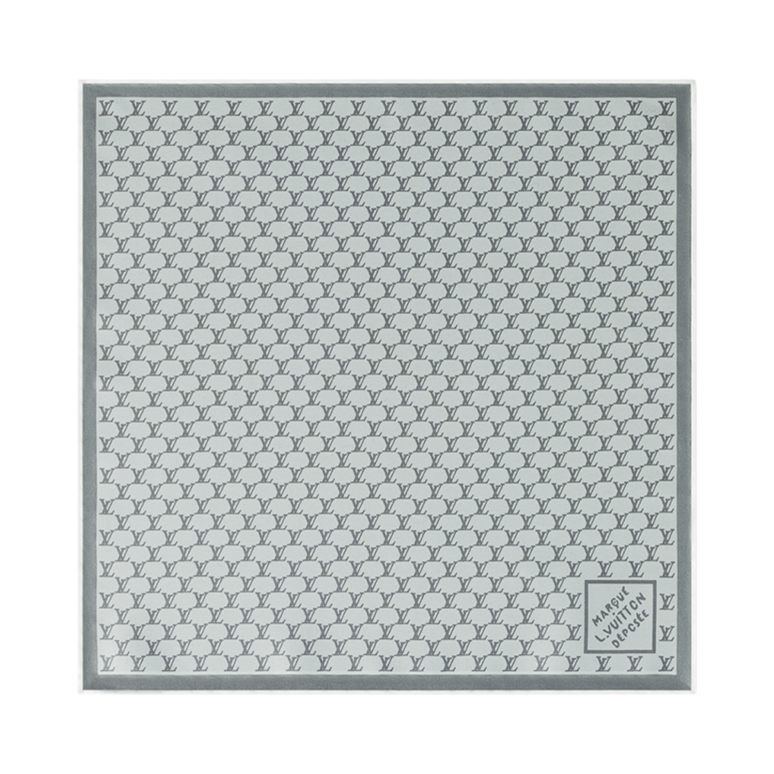 M94998 Louis Vuitton LV Fishnet Pocket Square Light Gray