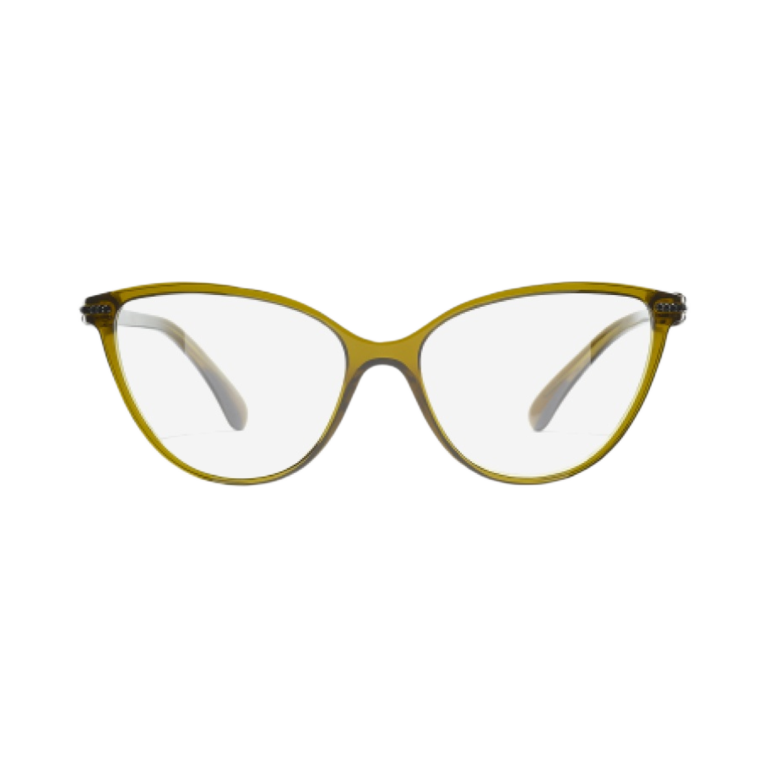 샤넬 캣아이 프레임 아세테이트 & 올리브(Chanel Cat Eye Eyeglasses Acetate & Olive) - 1