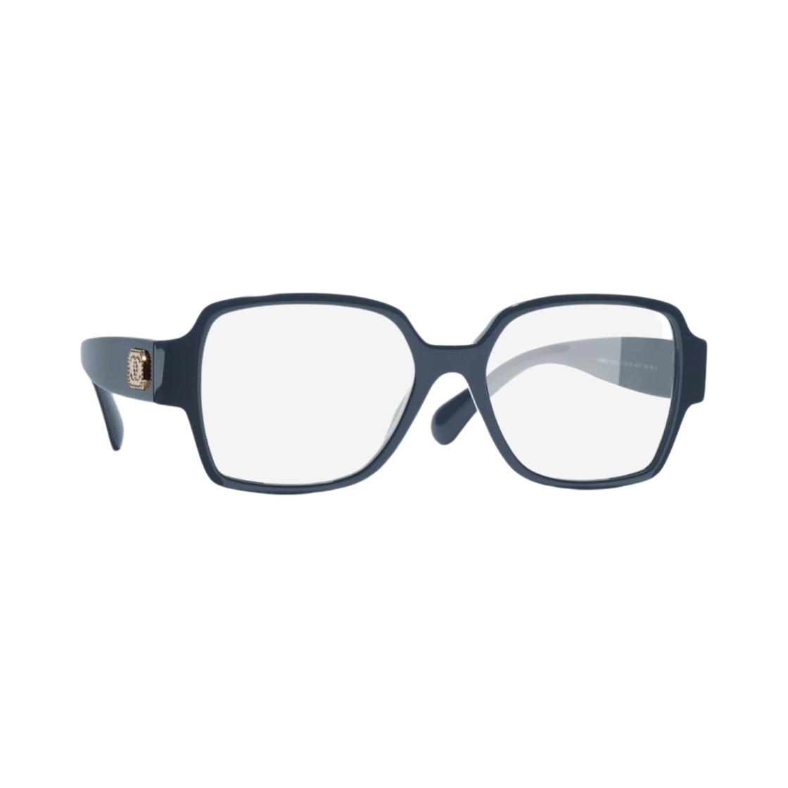 샤넬 스퀘어 프레임 아세테이트 & 다크 블루 인터내셔널 핏(Chanel Square Eyeglasses Acetate & Dark Blue International Fit) - 2